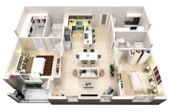 make 3d floor plan,2d floorplan,rendering