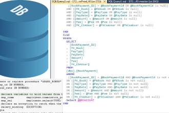 perform excel, access, mysql, sql server related tasks
