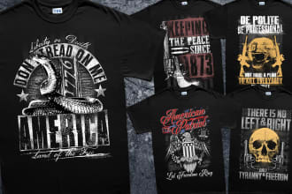 create original eye catching t shirt design