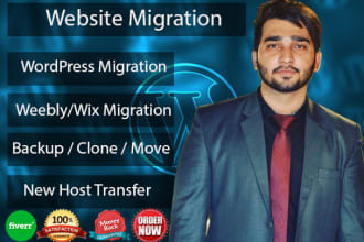do wordpress migration, move,transfer, clone, backup, copy