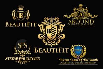 design beautiful awesome luxury royal classic logo