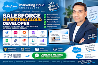 be your salesforce marketing cloud sfmc developer and consultant