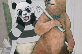 do fanarts of creatures and characters of pop culture