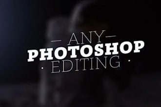 do any photoshop work