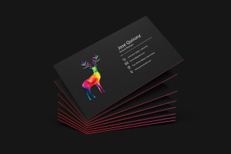 design elegant double sided business card