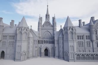 create low and high poly 3d models and props for you in maya