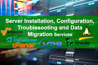 setup, fix, cpanel, whm, vps, AWS, google cloud, digital ocean, servers