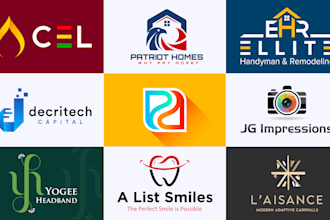design modern logo for your company or website