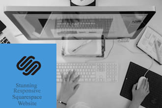 design a stunning high converting squarespace landing page