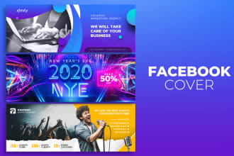 design professional facebook cover photo within 12hrs