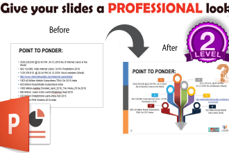 design elegant powerpoint slides for you
