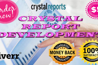 create new crystal report, ssrs reports with sql for you