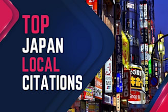 do 60 live japan local citations or listings