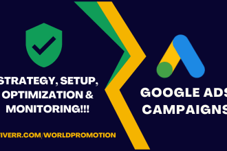 plan, setup, optimize and manage google ads adwords PPC campaign
