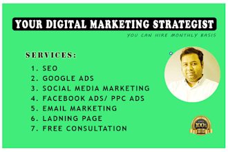 be your digital marketing strategist