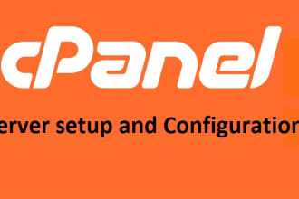 setup and configure cpanel, whm, plesk, cwp, da server