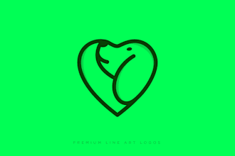 create timeless minimalist line art logo design for your business