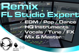 remix, remake or rearrange your productions