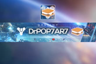make a cool realistic futuristic youtube banner