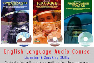 english pronunciation and conversations books and audio