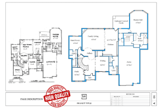 draw anything in autocad, plans, elevations, sections, etc