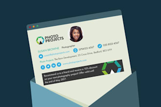 create clickable html email signature outlook, gmail and apple