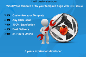 fix any wordpress theme or plugin bugs and errors