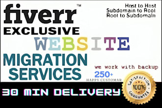 move, migrate, transfer wordpress or any other website to the new hosting