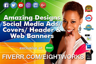 design amazing web banner and podcast