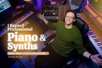 record piano or keyboard covers of any song