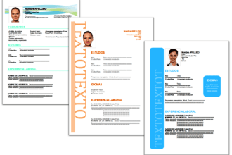 edit your curriculum vitae in spanish