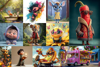 create ai art, character design and concept art using midjourney