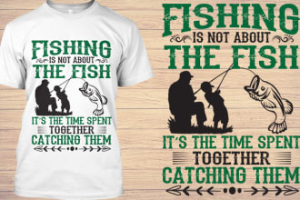 create awesome typography graphic tshirt design for clothing merchandise