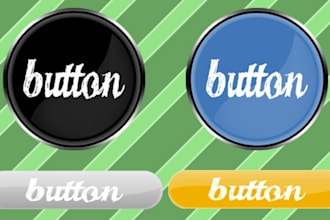 design professional web buttons, stickers or badges