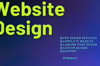 design a professional website
