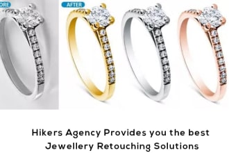 do professional product and jewelry photo editing