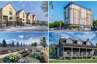create amazing 3d rendering architecture