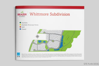 draw vector map or site plan