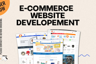 design and develop ecommerce online store