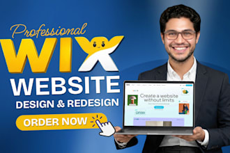 wix website design, wix website redesign or wix studio website