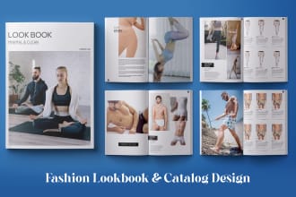 design fashion lookbook, product catalog, line sheet