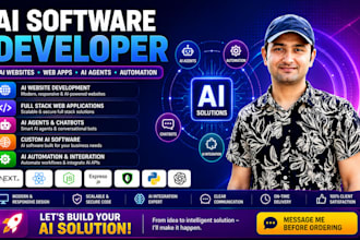 ai software developer for ai website development, full stack website ai agent