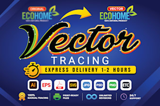 image to vector, convert logo to vector tracing