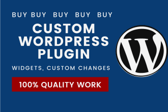 develop custom wordpress plugin with optimized code