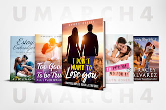 design kindle, audiobook, paperback cover, hard cover