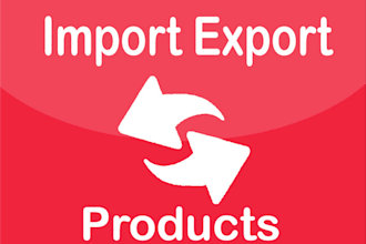 data import for woocommerce, shopify from csv, mysql, json, xml, feed