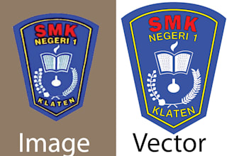 make vector for your jpeg and png to ai, eps, cdr file