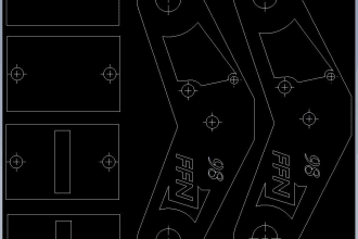 make dxf files for laser cutting and cnc machining