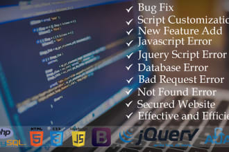 edit your website php,js,jquery,ajax etc