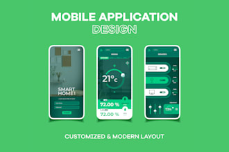 design mobile app UI UX with figma, xd or sketch, figma app design